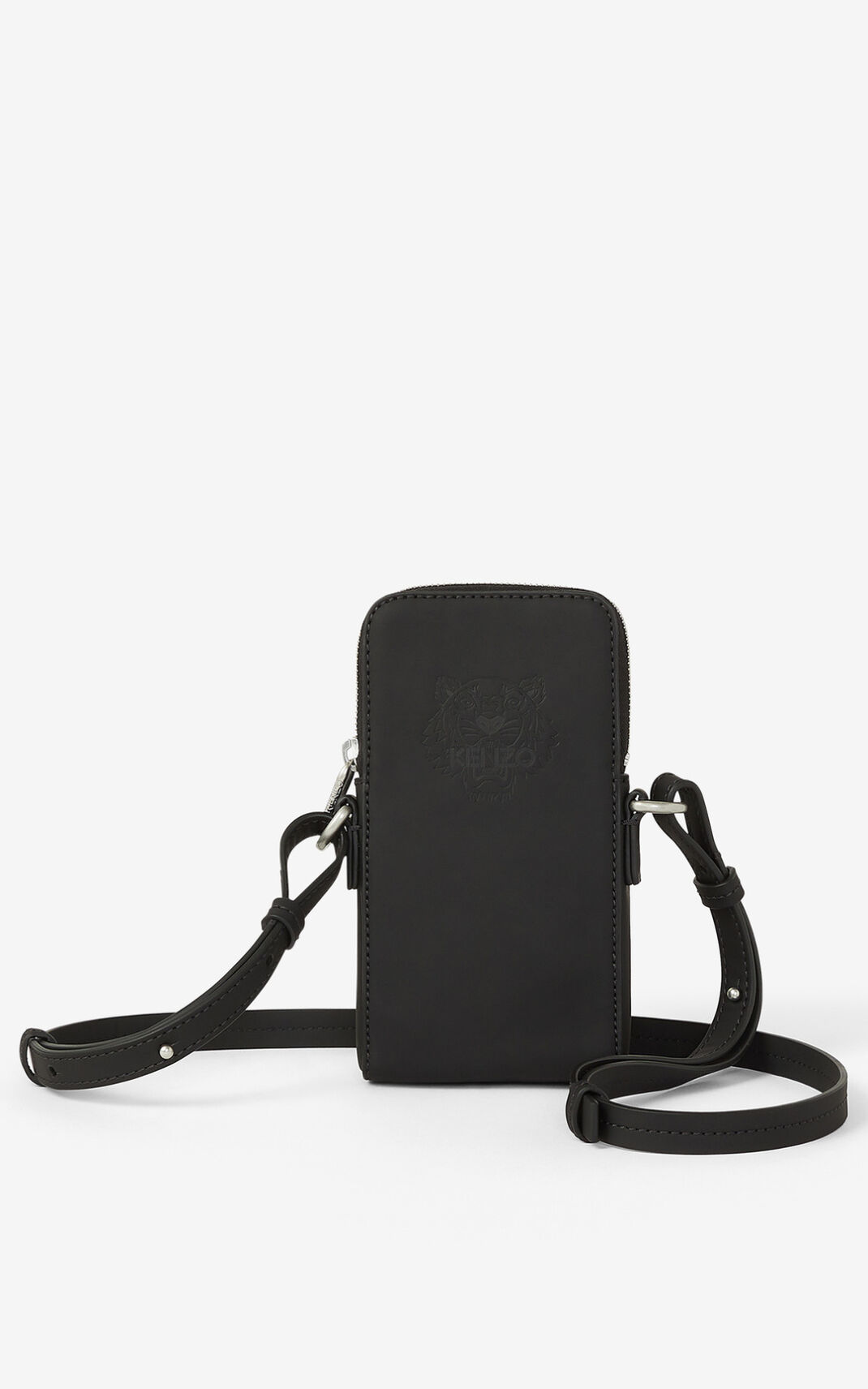 Sac Bandoulière Kenzo Femme Preppy Tiger crossbody phone case Noir IZBQM-8524